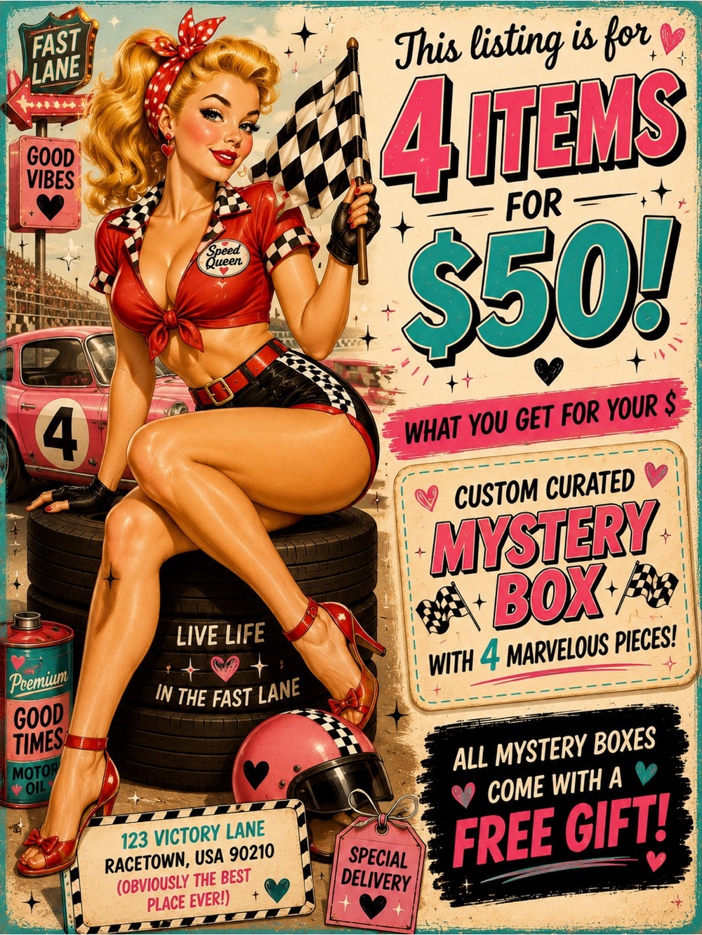 Custom Curated Mystery Box | Personal Shopper | 4 Items + Free Gift! 🎁 ❤️